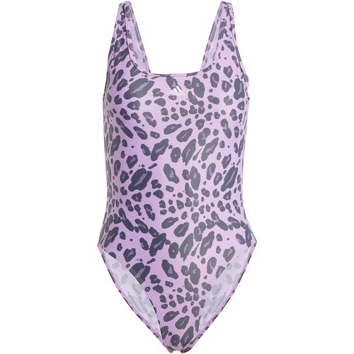 adidas - Maillot de bain 1 pièce imprimé animal dos en U femme Essentials