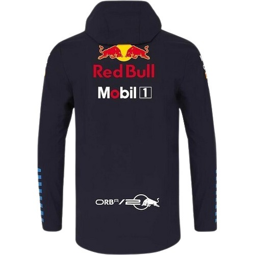 Veste imperméable officiel Oracle Red Bull Racing Formule 1 Unisexe - Bleu