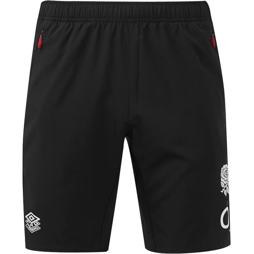 UMBRO - Short d'entrainement Angleterre Adulte avec poches zippées noir