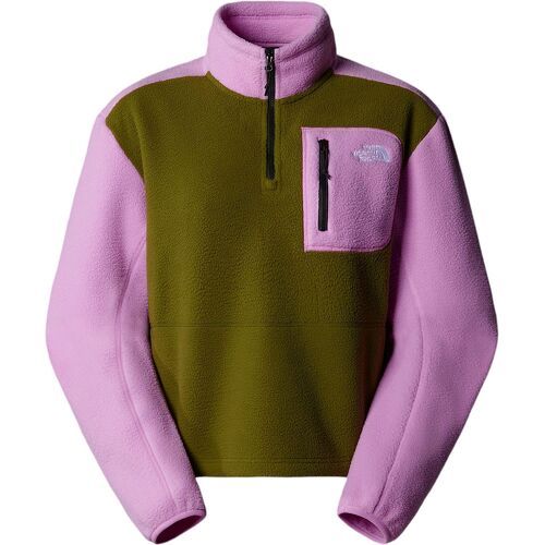 Pull Yumiori 1/4 Zip Forest Olive/Dragonfruit/Black