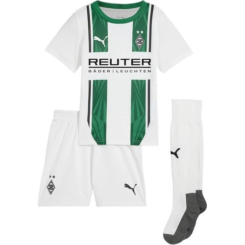 PUMA - Borussia Mönchengladbach Minikit domicile avec Sponsor 2024/2025 enfa