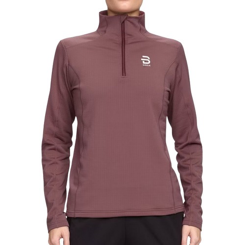 DAEHLIE - half zip grid wild berry seconde couche