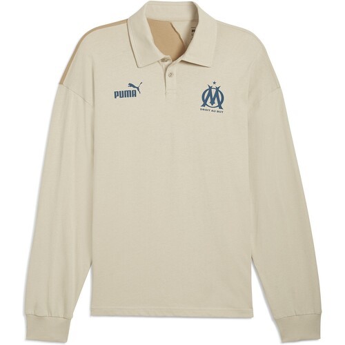 Polo à manches longues ftblCULTURE+ Olympique de Marseille Homme