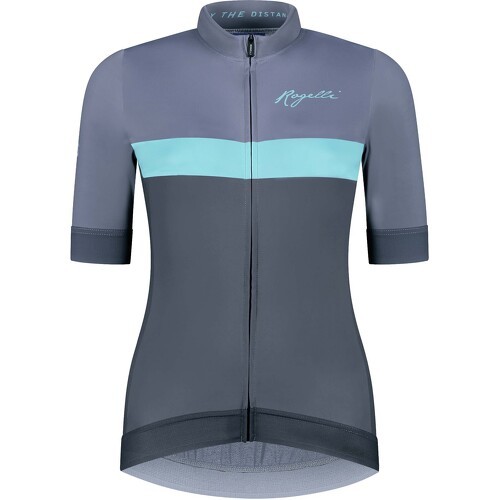 Maillot Manches Courtes Velo Prime - Femme - Bleu/Turquoise