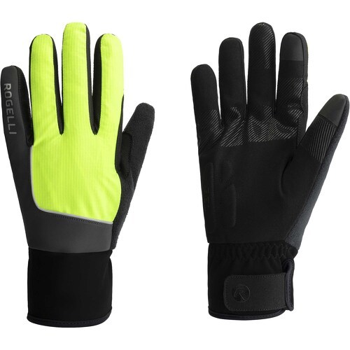 Gants de vélo Hiver - Hommes Femmes - Jaune - Essential HI VIS