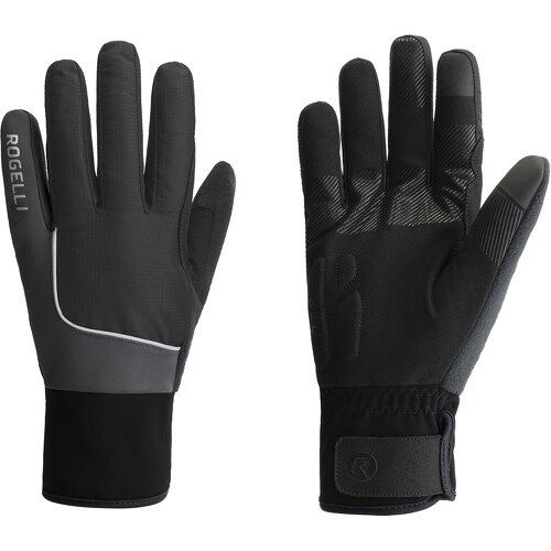 Gants de vélo Hiver - Hommes Femmes - Noir - Essential HI VIS