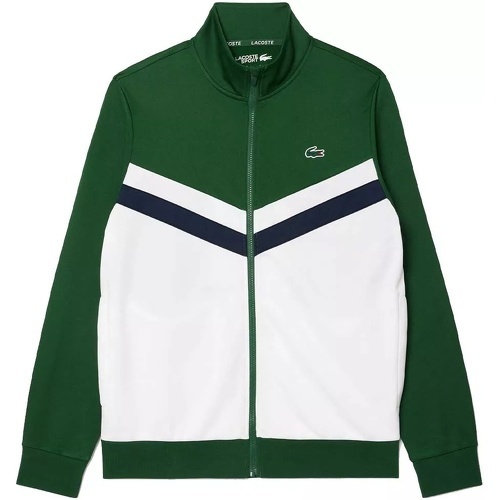 Veste zippée Tennis Vert / Blanc