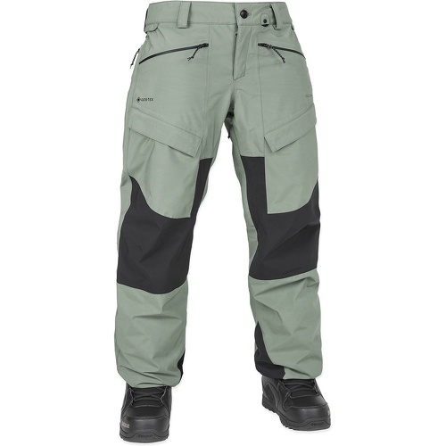 Pantalon De Ski/snow V.co At Stretch Gore-tex Lichen Green Femme