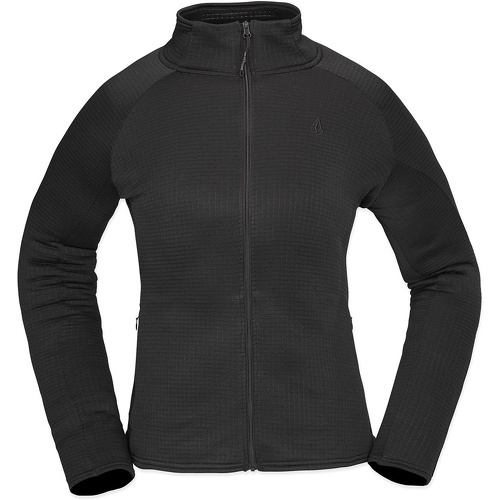 VOLCOM - Polaire Gridlock Full Zip Black Femme