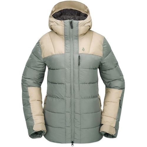 Veste De Ski/snow Puffleup Lichen Green Femme