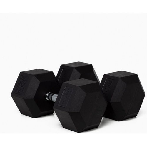 BOOMFIT - Haltères Hexagonaux 42,5Kg (Paire)