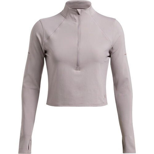 UNDER ARMOUR - Sweatshirt 1/2 zip en maille femme Launch Elite