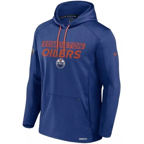 Fanatics - Sweat à capuche NHL Edmonto Oilers Authentic Pro Rink