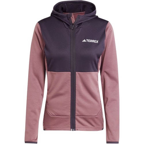 adidas - Veste de randonnée à capuche molleton légère femme Terrex Xperior