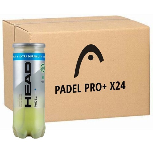 Carton 24 Tubes De 3 Balles Padel Pro+