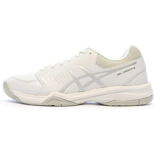 ASICS - Chaussures de Tennis Blanches Homme Gel Dedicate 5