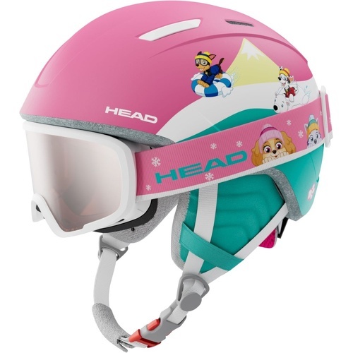 Casque + Masque De Ski / Snow Maja Set Paw Fille