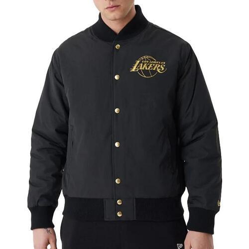 NEW ERA - Veste Bomber Noir Homme Nba Lakers