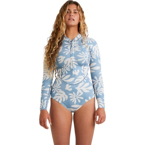 BILLABONG - Femmes Salty Dayz Lite Natural 1mm Manches Longues Prin