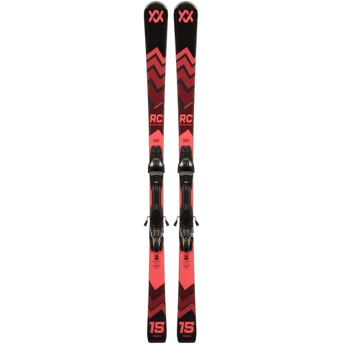 Pack De Skis Racetiger Rc Blk + Fixations Vmotion 11 Gw Rouge Homme