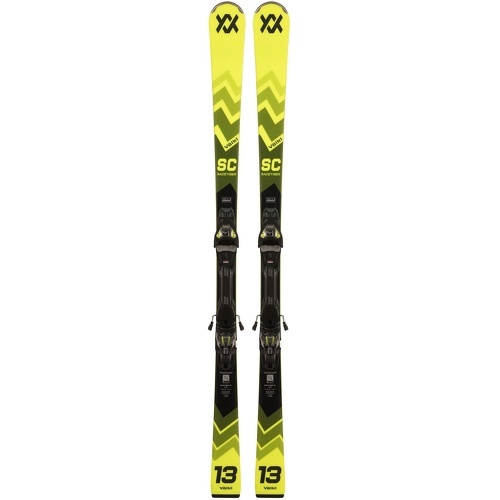 VÖLKL - Pack De Skis Racetiger Sc Yellow + Fixations Vmotion 11 Gw Jaune Homme