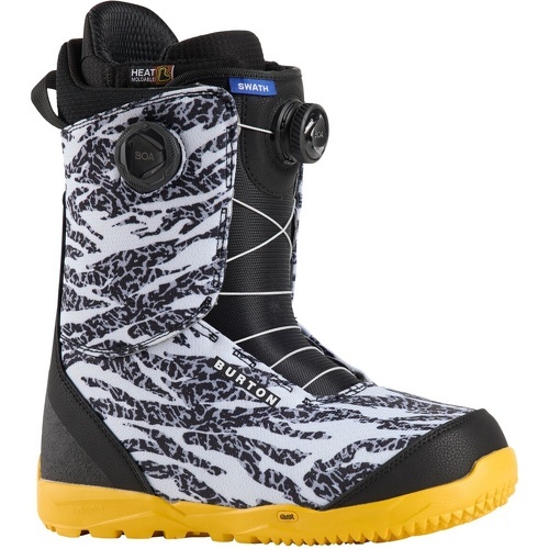 Boots De Snowboard Swath Boa Zebra Goldenrod Homme