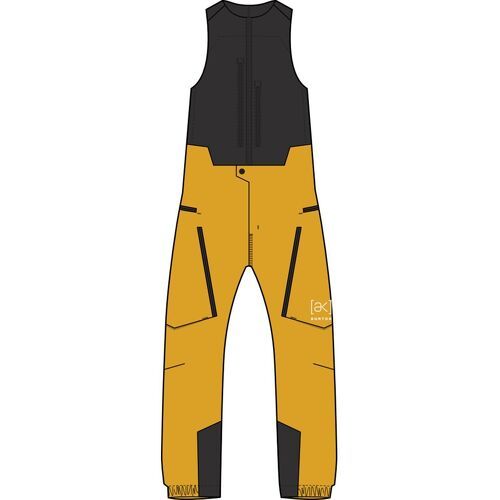 Salopette De Ski / Snow [ak] Kalausi Gore-tex 3l C-knit Bib Goldenrod Homme