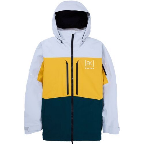 Veste De Ski / Snow [ak] Swash Gore-tex Gray Cloud / Golden Rod / Deep Emerald Homme