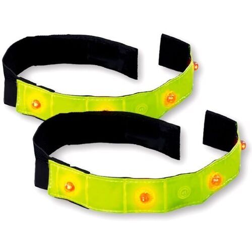 Reflective Armband With 4 Leds - 2 Pack