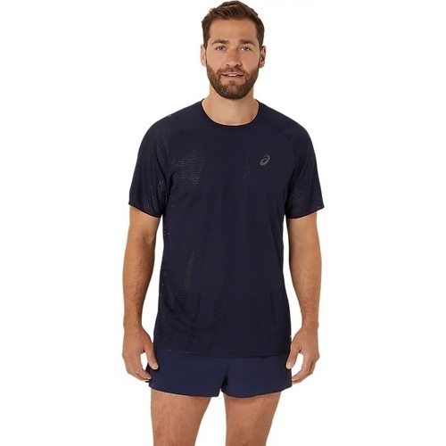 ASICS - T-shirt manches courtes metarun col rond