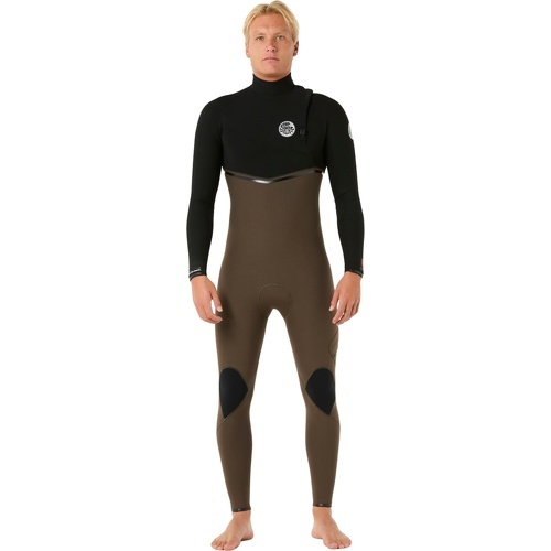 RIP CURL - Hommes E-Bomb 4/3mm Zip Free Combinaison Néoprène