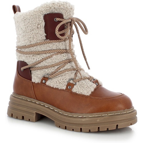 KIMBERFEEL - Chaussures Apres Ski Maria Camel Femme