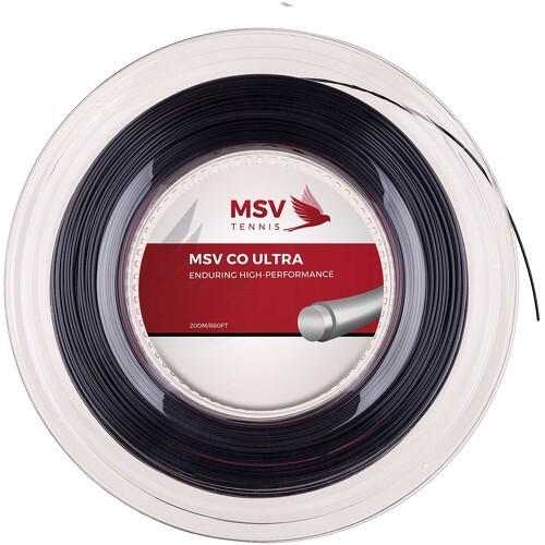 MSV - Cordage De Tennis Co Ultra (Spin + Stabilité De Tension) Rouleau De 200M