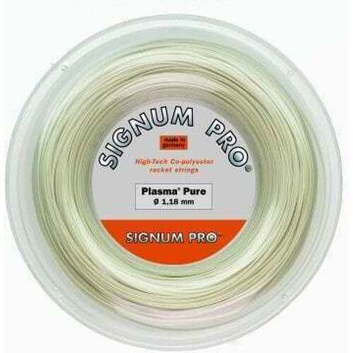 SIGNUM PRO - Cordage De Tennis Plasma Pure (Durabilité + Toucher) Rouleau De 200M