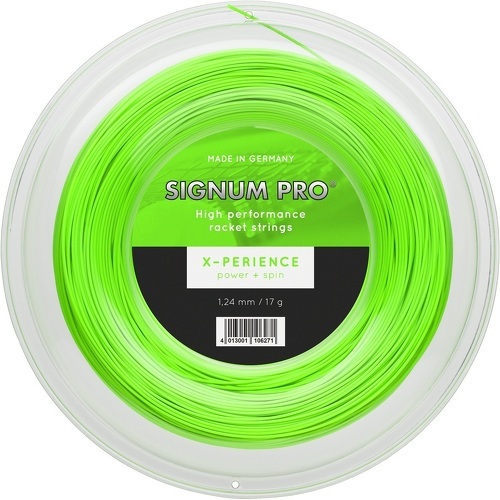 SIGNUM PRO - Cordage De Tennis X Perience (Durabilité + Effets) Rouleau De 120M