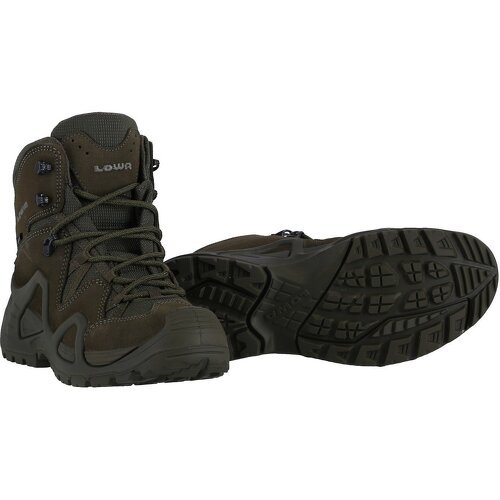 LOWA - Bottes Militaires Chaussures De Travail Zephyr Gtx Mid Tf (Daim, Imperméable) Ranger