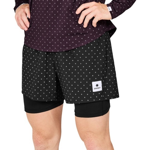 Saysky - Short 2 en 1 Reflective Polka Pace 5"