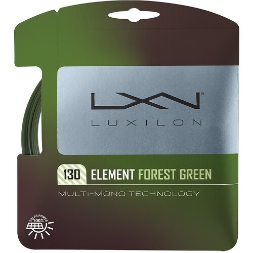 LUXILON - Cordage de tennis Element Forest Green 130 — Jeu