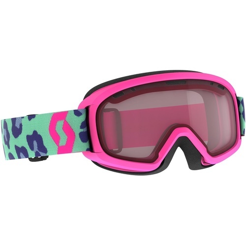 SCOTT  - Masque De Ski / Snow Scott Jr Witty Mint Green/neon Pink - Enhancer S2 Fille