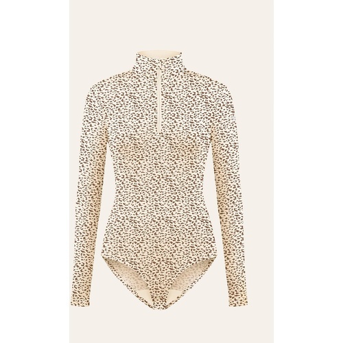 Sous Vetement Technique Base Layer Bodysuit 1942 Jaguar Off Brown Femme