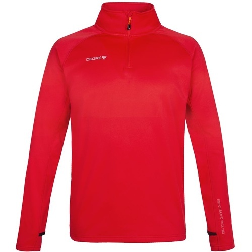 Pull Demi-zip Thermique Degre 7 Gleisin True Red Homme