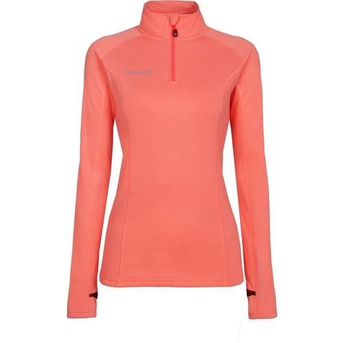 Pull Demi-zip Thermique Degre 7 Veyrand Coral Femme