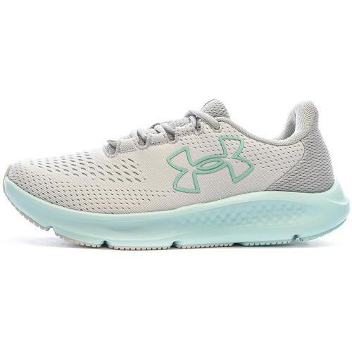 UNDER ARMOUR - Chaussures de Running Grises/Bleu Femme Charged Pursuit