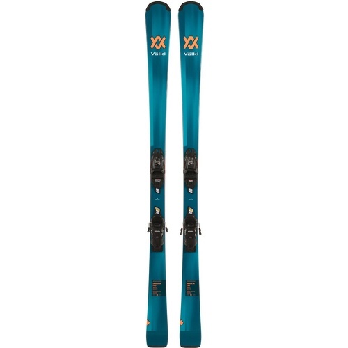 VÖLKL - Pack De Ski Deacon Jr Pro + Fixations 7.0 V Motion Jr Vert Garçon