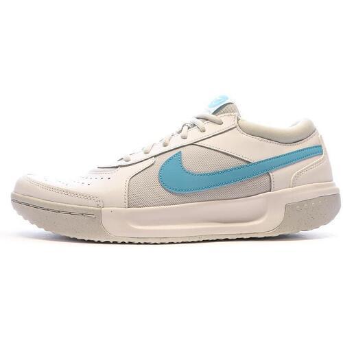 NIKE - Chaussures de tennis Blanches/Bleu Homme Court Lite 3