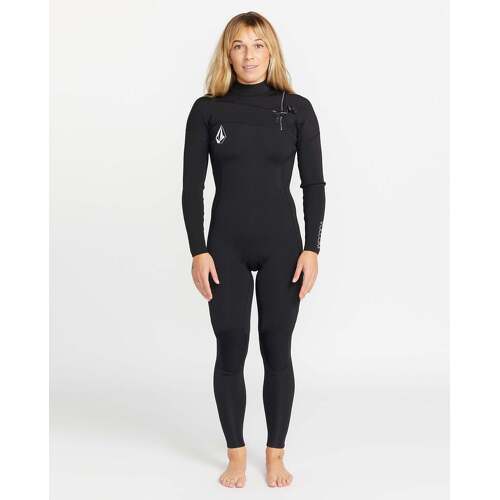 VOLCOM - Combinaison 4/3 mm zippée poitrine - BLACK