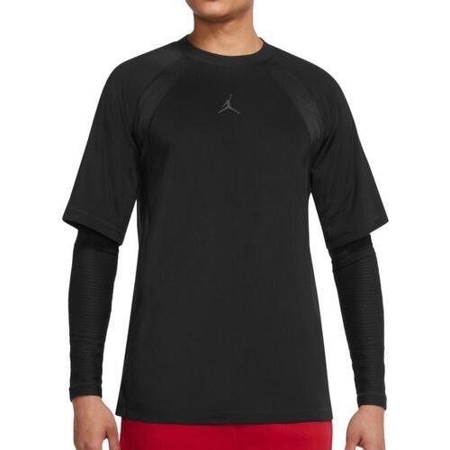 NIKE - T-shirt Manches Longues Noires Homme Sprt Stmt