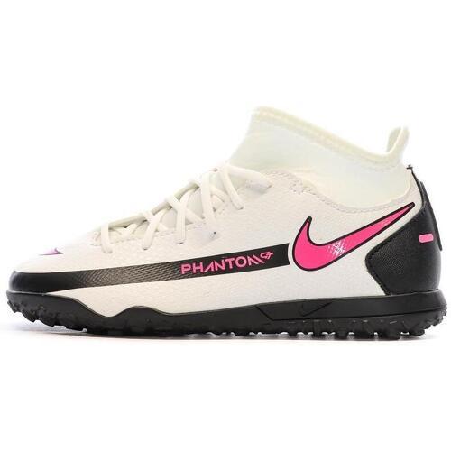 NIKE - Chaussures de foot Blanches Enfant Phantom Gt Club Df TF