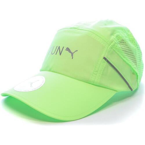 PUMA - Casquette de Running Verte Fluo Light Weight Runner