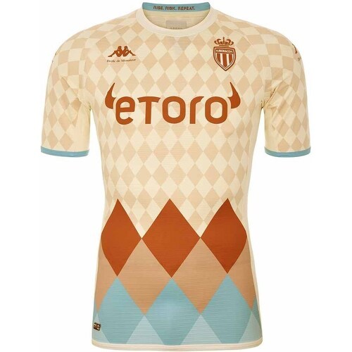 KAPPA - Maillot Kombat Pro Drôle de Monsieur x x AS Monaco Beige